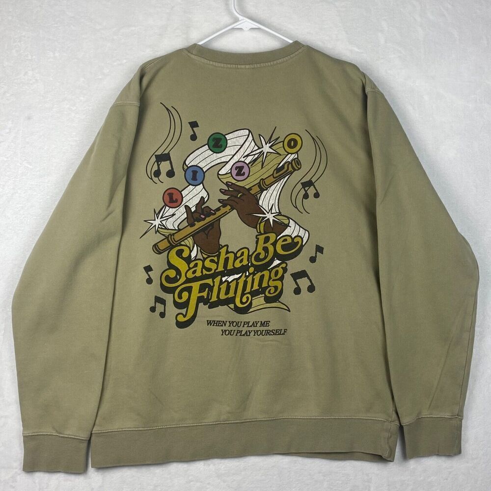 Lizzo Concert Tour Sweater Adult Extra Large Sweatshirt Graphic Print Pullover